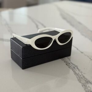 New Prada PR 26ZS White Sunglasses